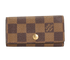 Louis Vuitton Key Pouch, &pound;160, Accessories, Brown, Canvas, Front view
